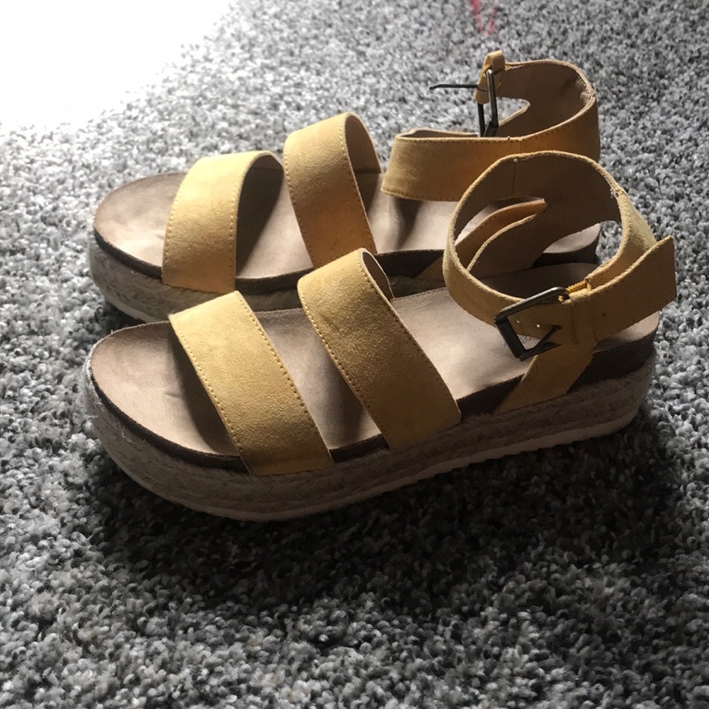 yellow sandals